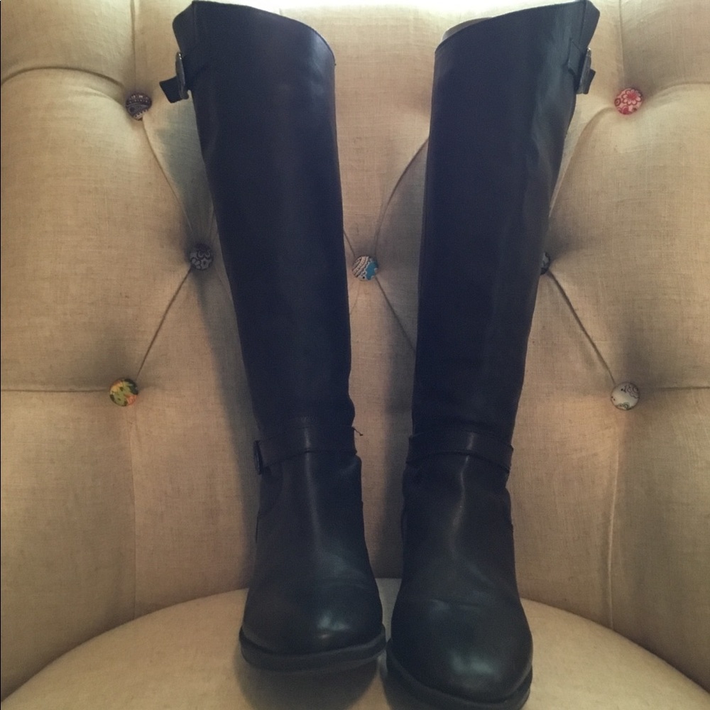 Sam Edelman Black Leather Boots